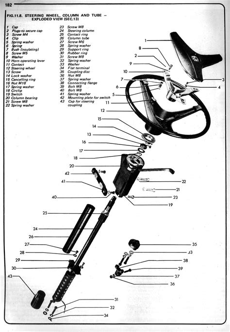 2000 vw beetle metal box steering column|1965 VW steering column diagram.